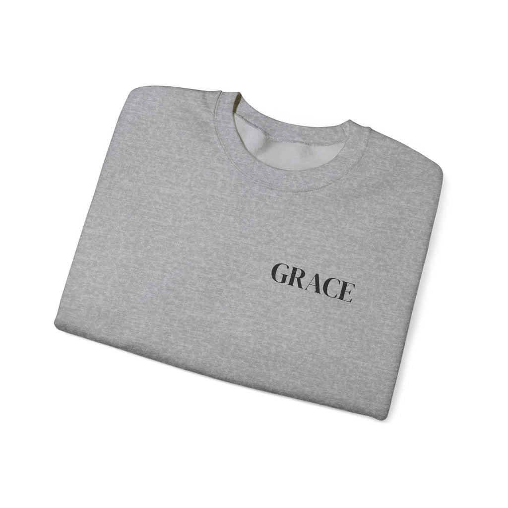 GRACE Sweatshirt | Minimal Faith-Inspired Unisex Crewneck