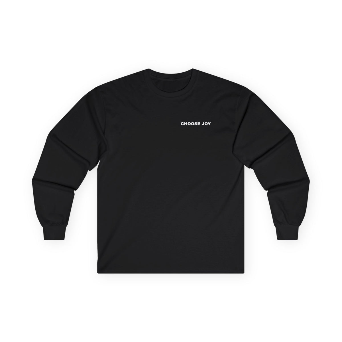 CHOOSE JOY Long Sleeve T-Shirt | Minimal Positive Quote Tee