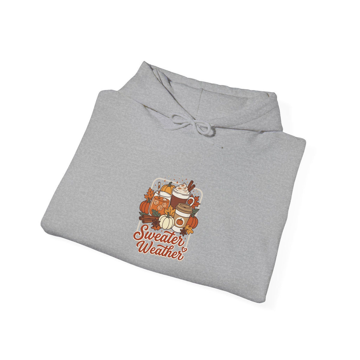 Sweater Weather Hoodie | Cozy Fall Drinks Graphic Pullover