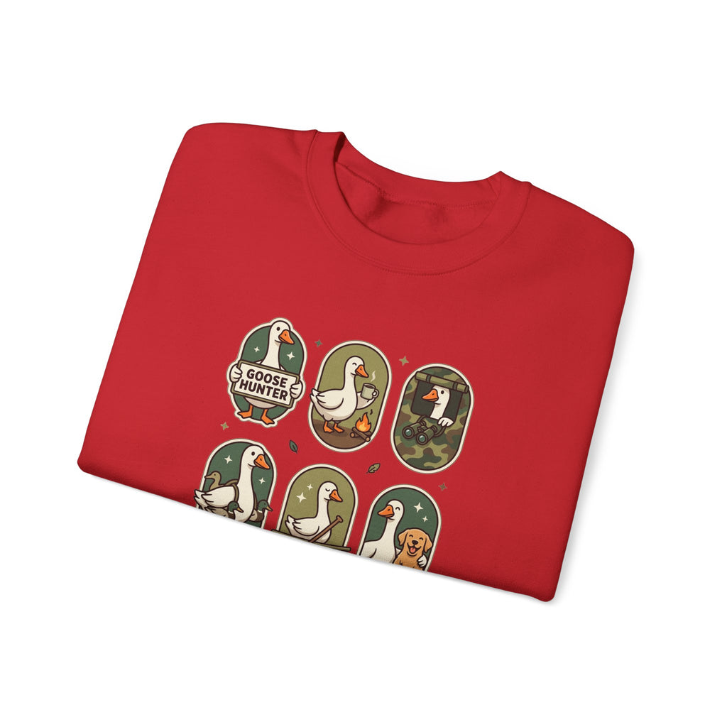 Vintage Goose Patch Illustrations Crewneck Sweatshirt | Duck Pond Graphic