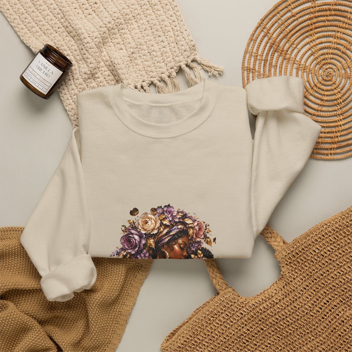 Mother & Child Floral Sweatshirt — Matching Collection