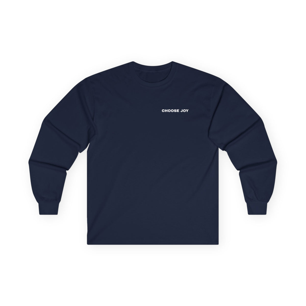 CHOOSE JOY Long Sleeve T-Shirt | Minimal Positive Quote Tee