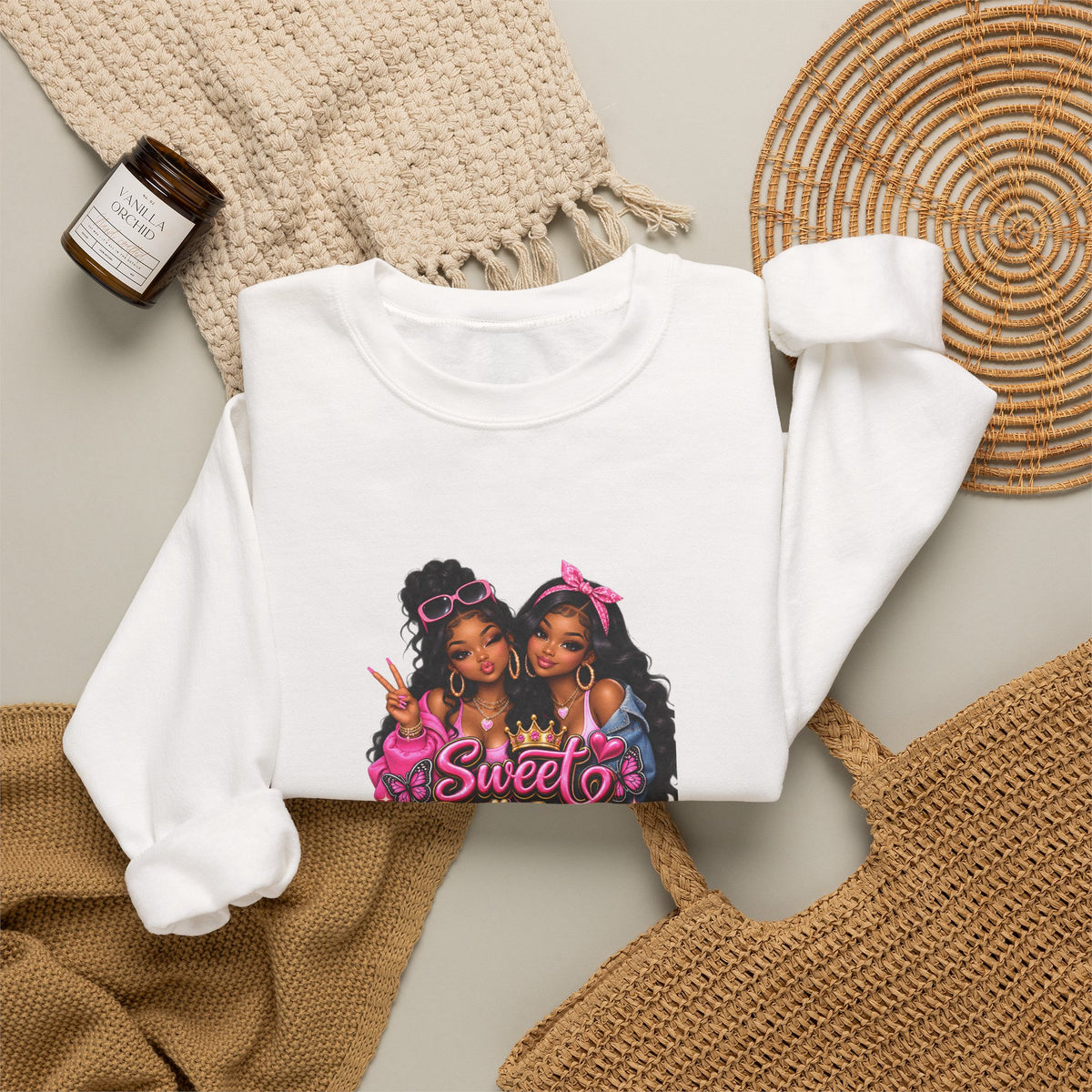 Sweet Sisters Crewneck Sweatshirt