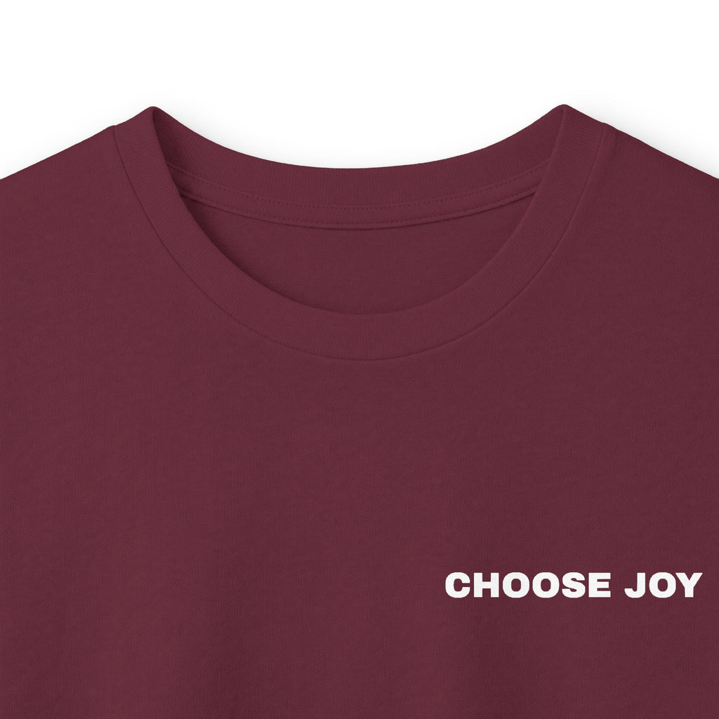 CHOOSE JOY Long Sleeve T-Shirt | Minimal Positive Quote Tee