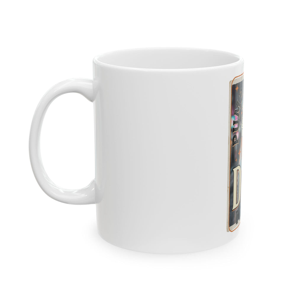 Pumpkin Spice Dad Mode Mug | Vintage Dark Graphic 11 oz