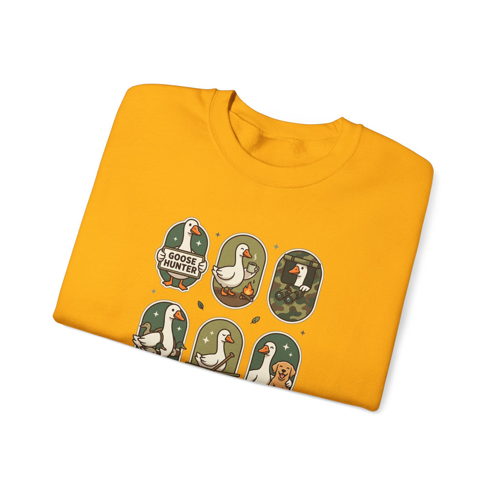 Vintage Goose Patch Illustrations Crewneck Sweatshirt | Duck Pond Graphic