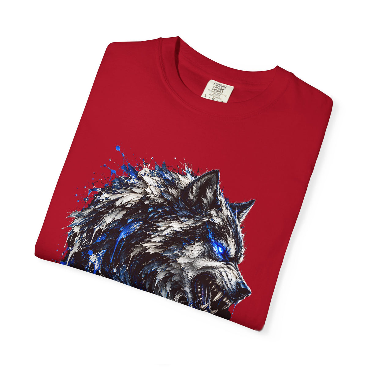 OVERCOME WOLF GRAPHIC T-SHIRT.