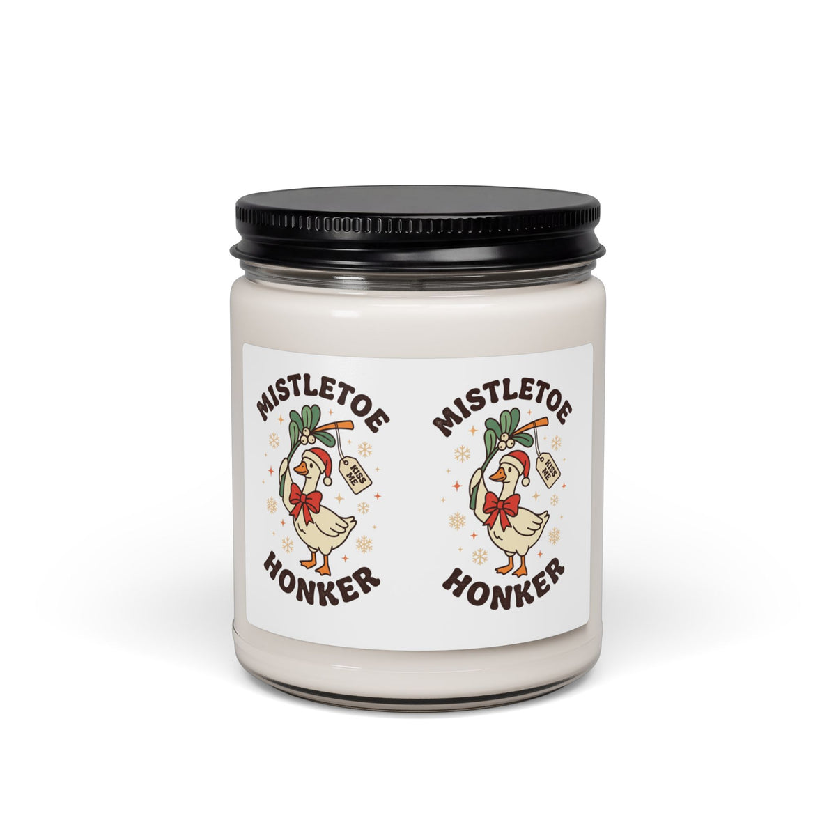 Mistletoe Honker Duck Candle, Scented Soy Candle 9oz | Holiday Christmas Candle