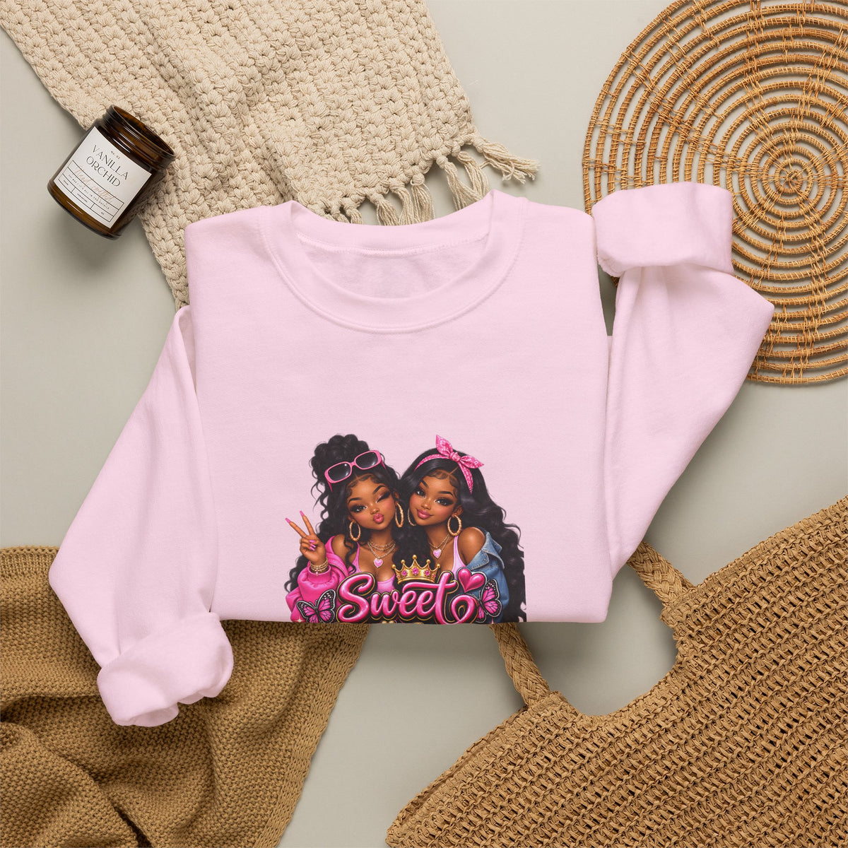 Sweet Sisters Crewneck Sweatshirt