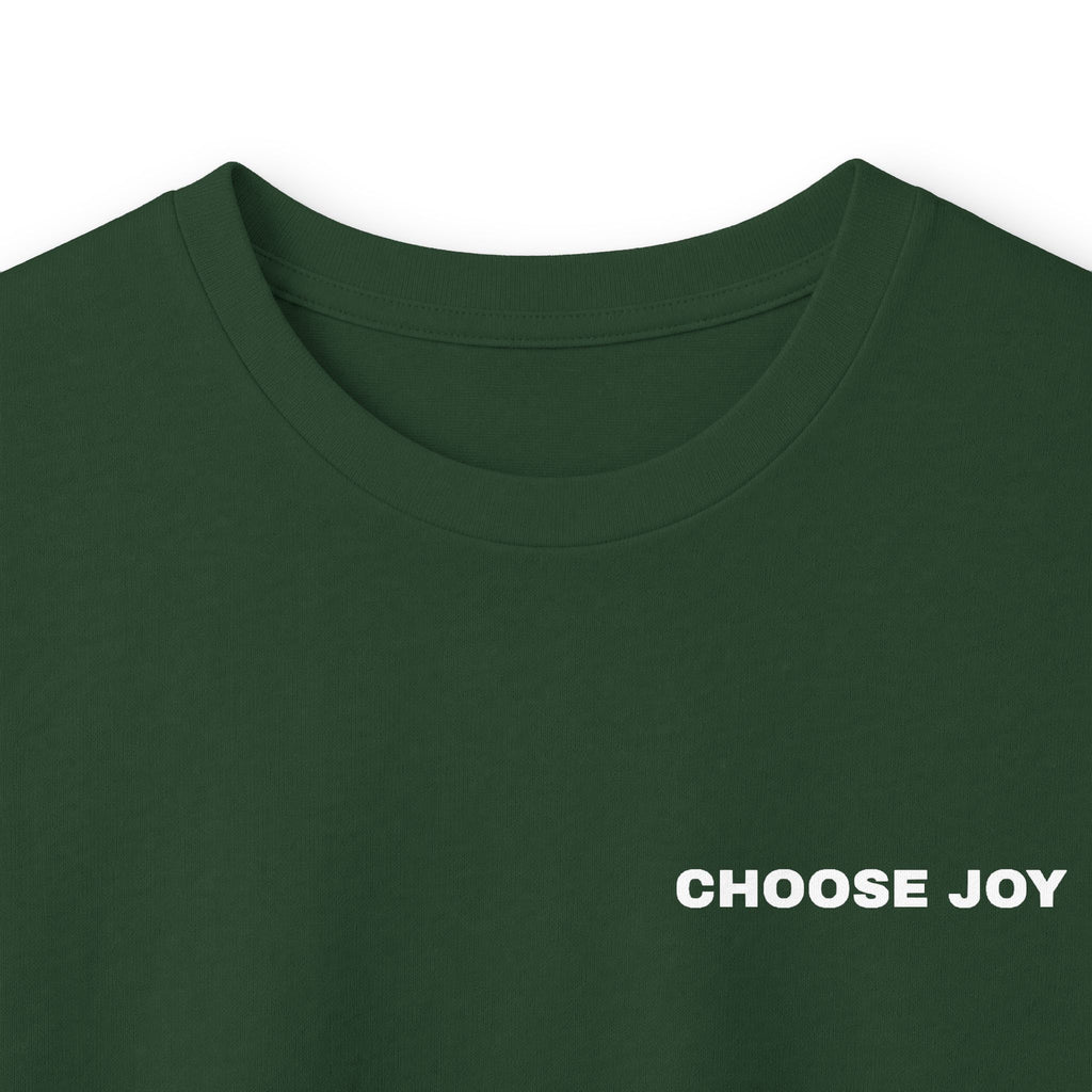 CHOOSE JOY Long Sleeve T-Shirt | Minimal Positive Quote Tee