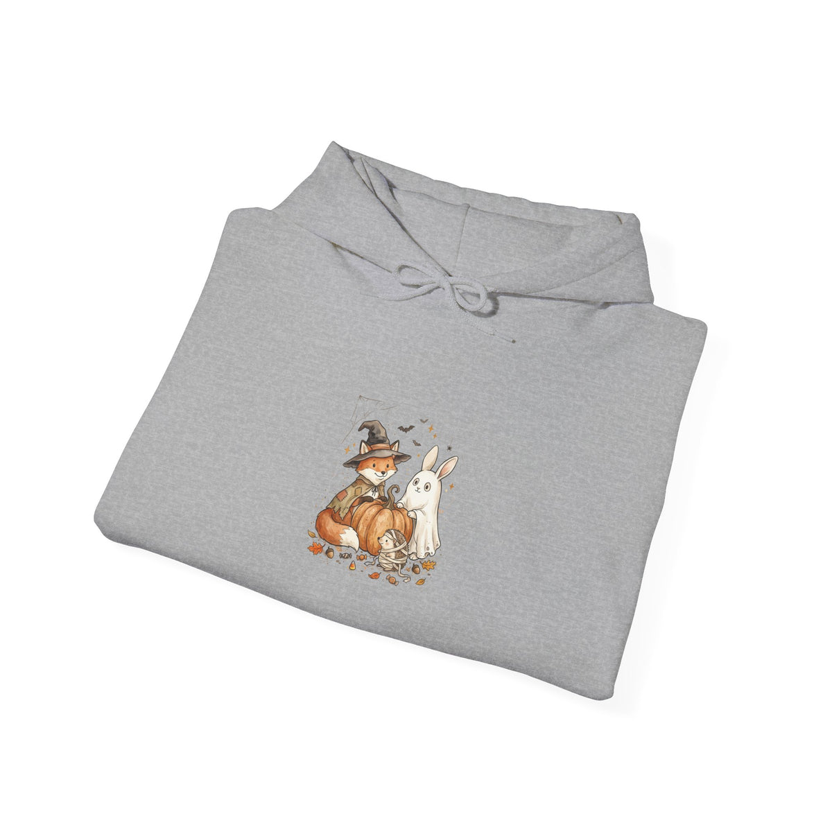 Woodland Animals & Pumpkin Hoodie | Cute Halloween Pullover