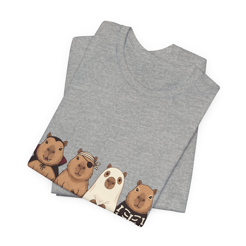 Halloween Bear Lineup T-Shirt | Pumpkin Costume Graphic Tee