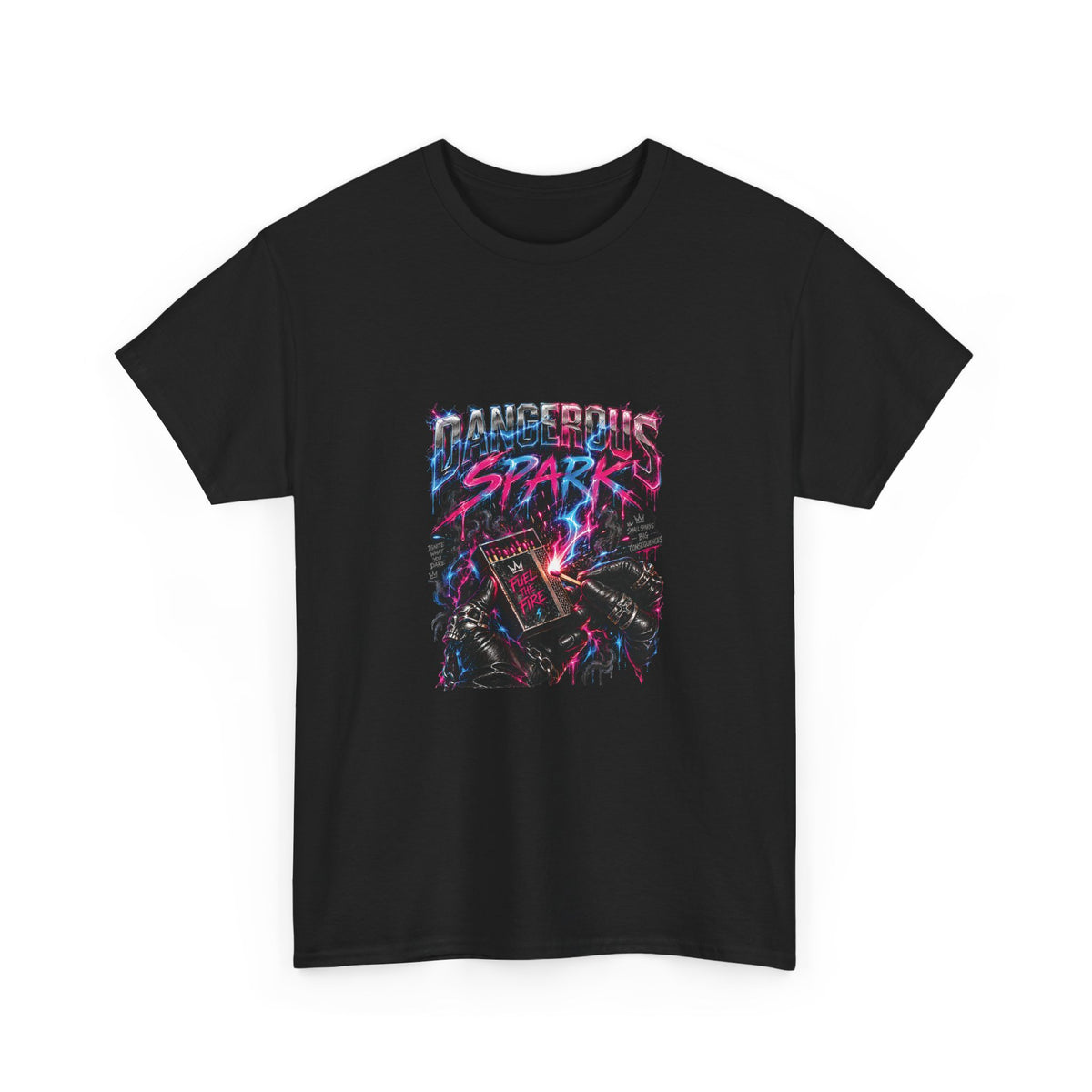 Dangerous Spark Neon Graffiti T-Shirt | FAITHNOVAS