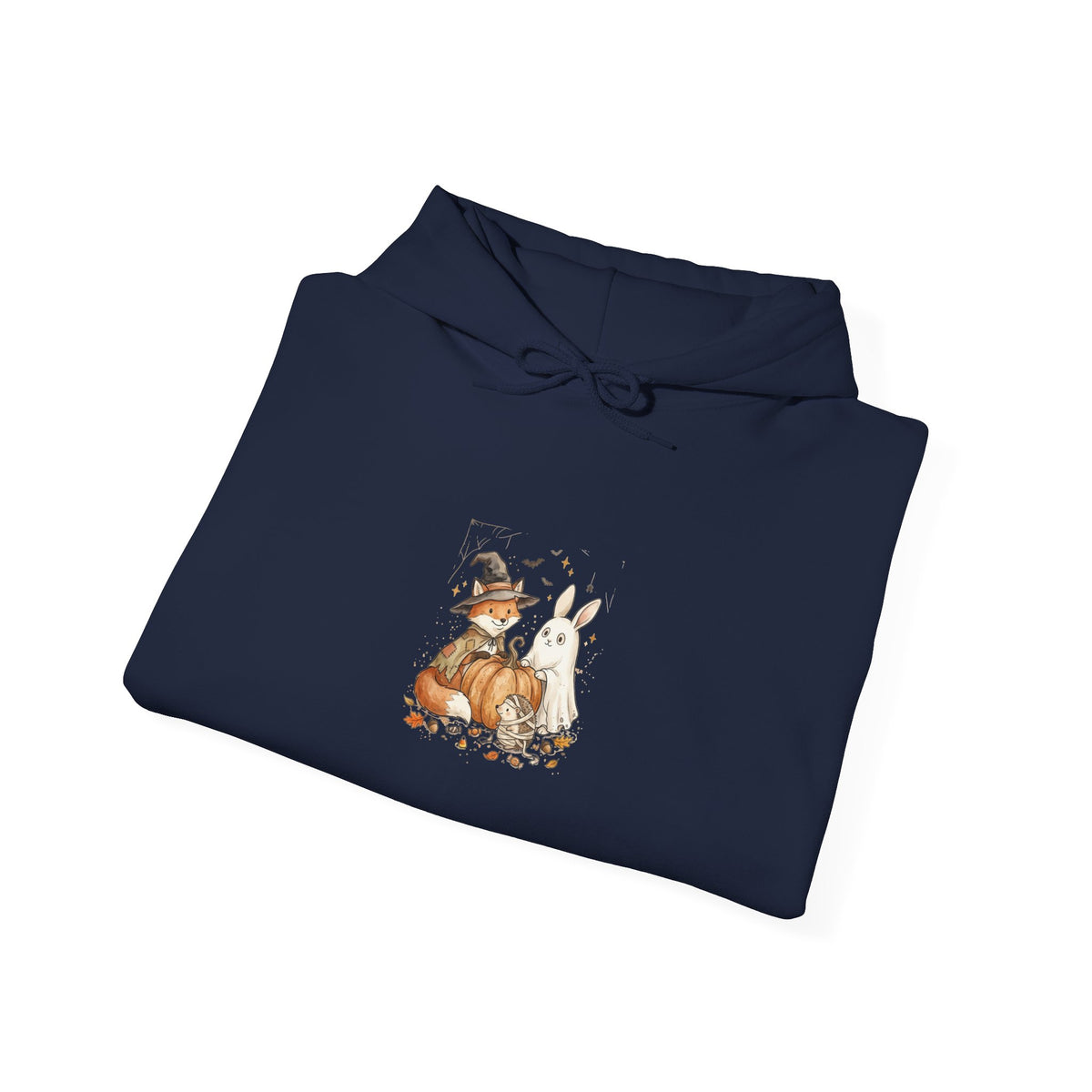 Woodland Animals & Pumpkin Hoodie | Cute Halloween Pullover