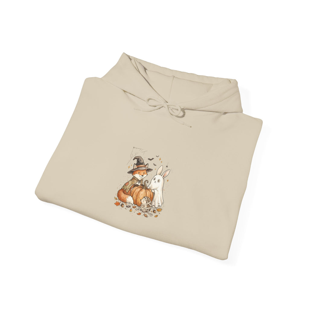 Woodland Animals & Pumpkin Hoodie | Cute Halloween Pullover