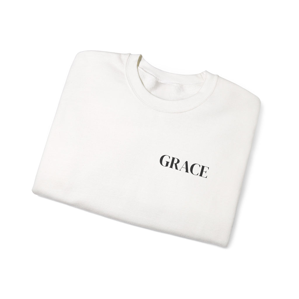 GRACE Sweatshirt | Minimal Faith-Inspired Unisex Crewneck