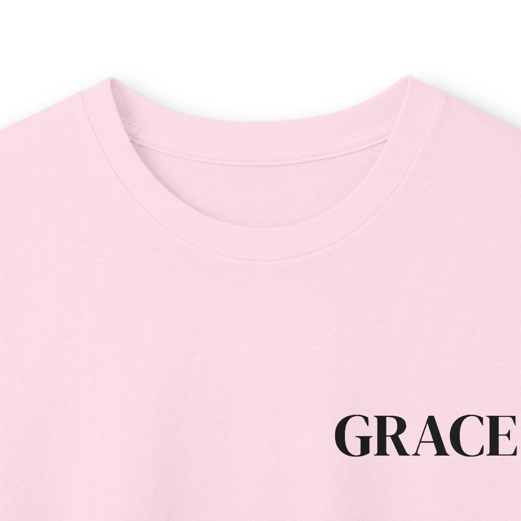 GRACE Long Sleeve T-Shirt | Minimal Faith-Inspired Unisex Tee