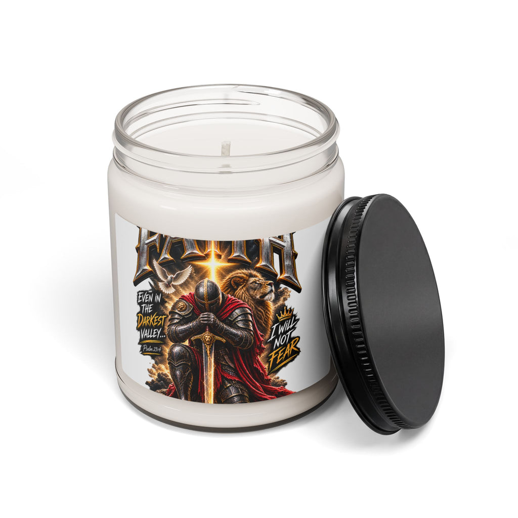Faith Knight Prayer Scented Soy Candle | 9 oz Christian Gift