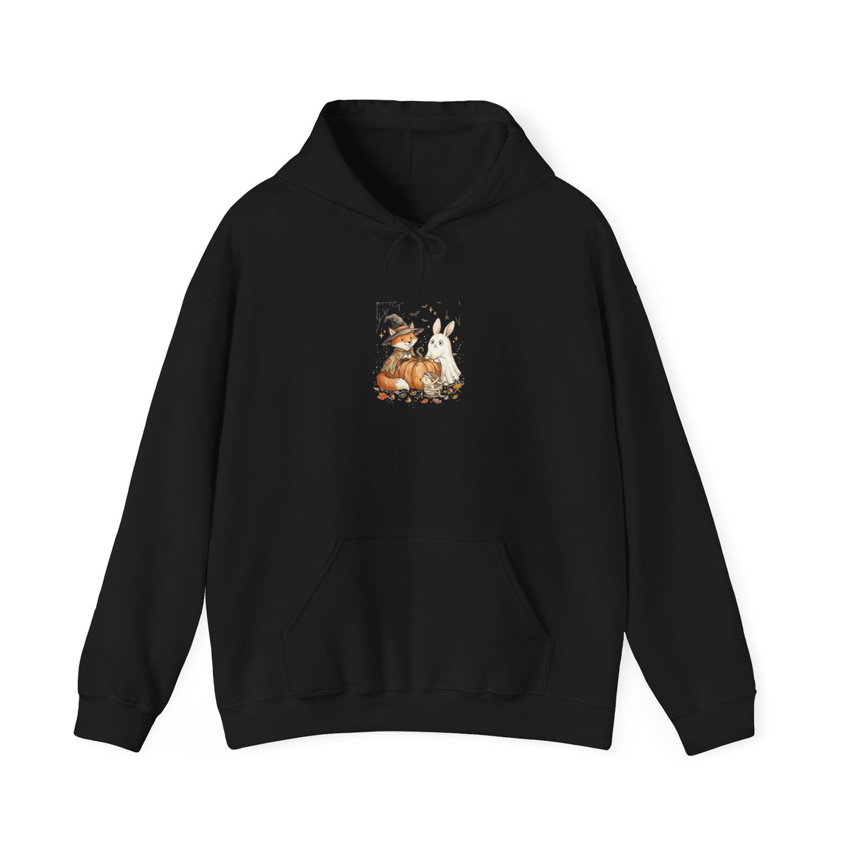 Woodland Animals & Pumpkin Hoodie | Cute Halloween Pullover