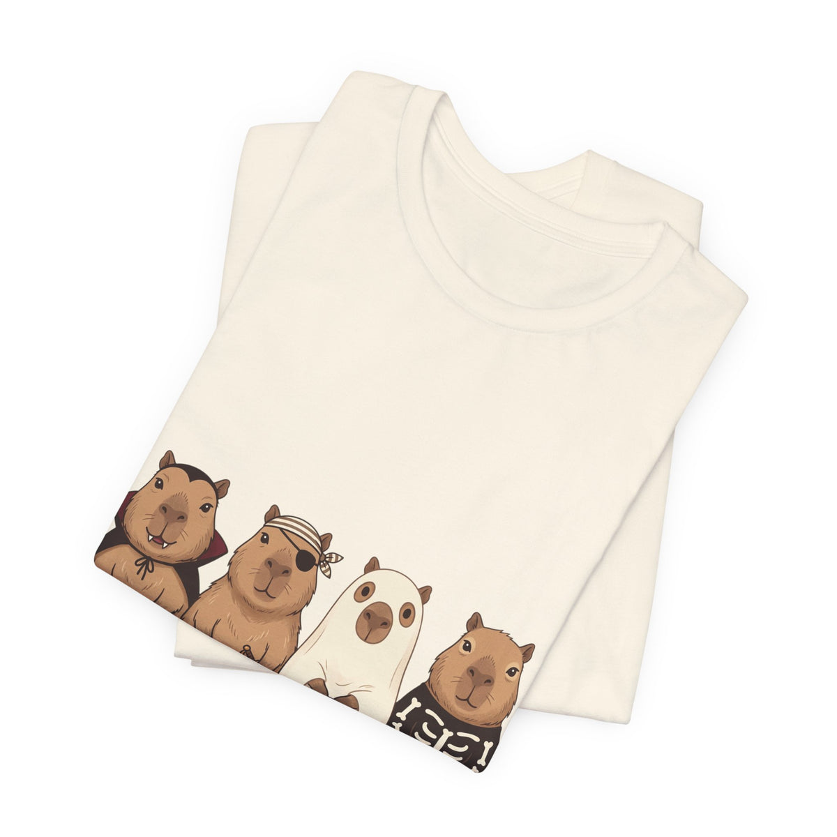 Halloween Bear Lineup T-Shirt | Pumpkin Costume Graphic Tee