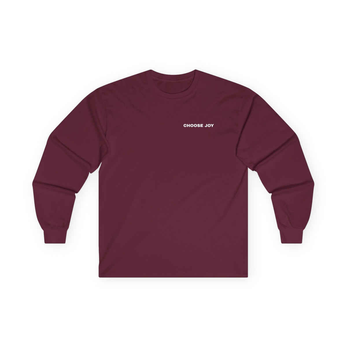 CHOOSE JOY Long Sleeve T-Shirt | Minimal Positive Quote Tee