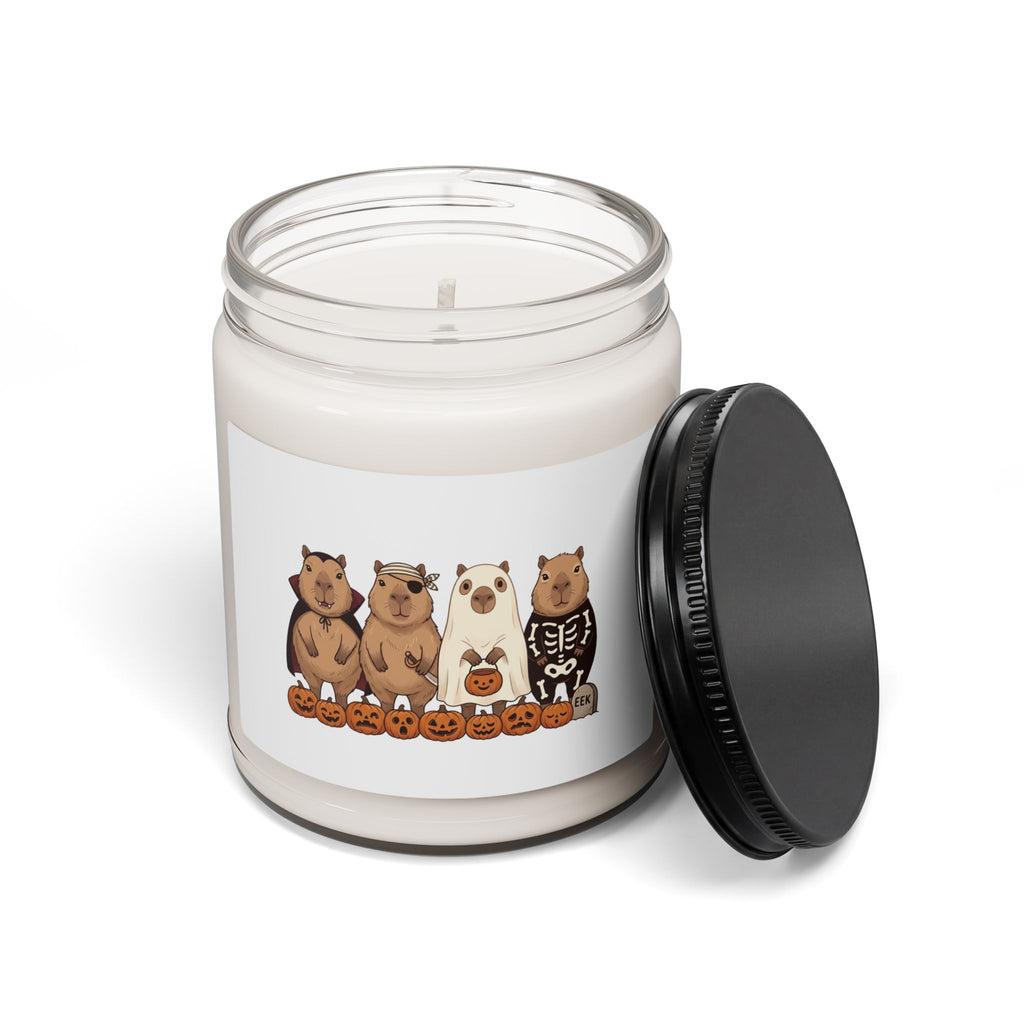 Halloween Bear Lineup Soy Candle | 9 oz Pumpkin Gift