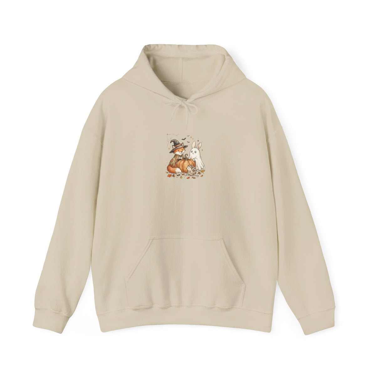 Woodland Animals & Pumpkin Hoodie | Cute Halloween Pullover