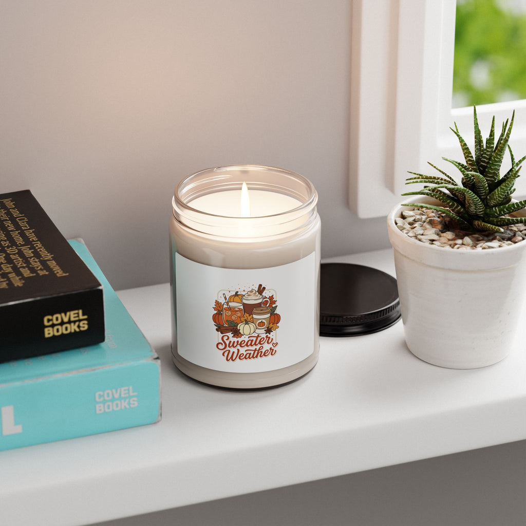 Sweater Weather Soy Candle | 9 oz Cozy Fall Gift