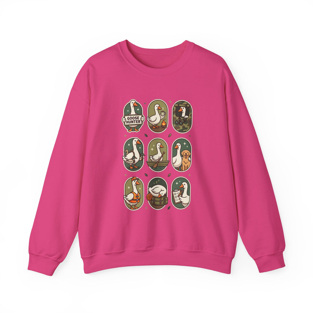 Vintage Goose Patch Illustrations Crewneck Sweatshirt | Duck Pond Graphic