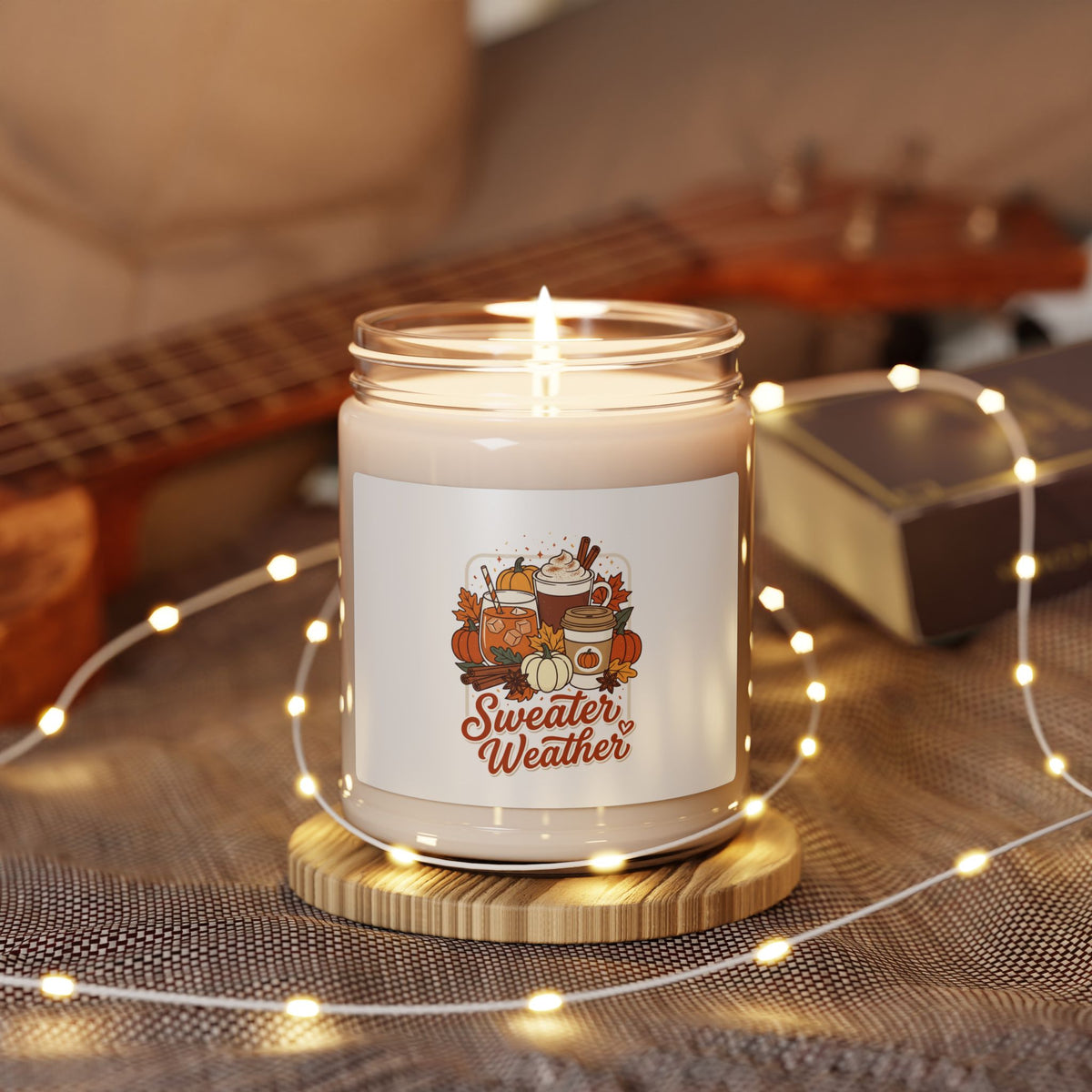 Sweater Weather Soy Candle | 9 oz Cozy Fall Gift