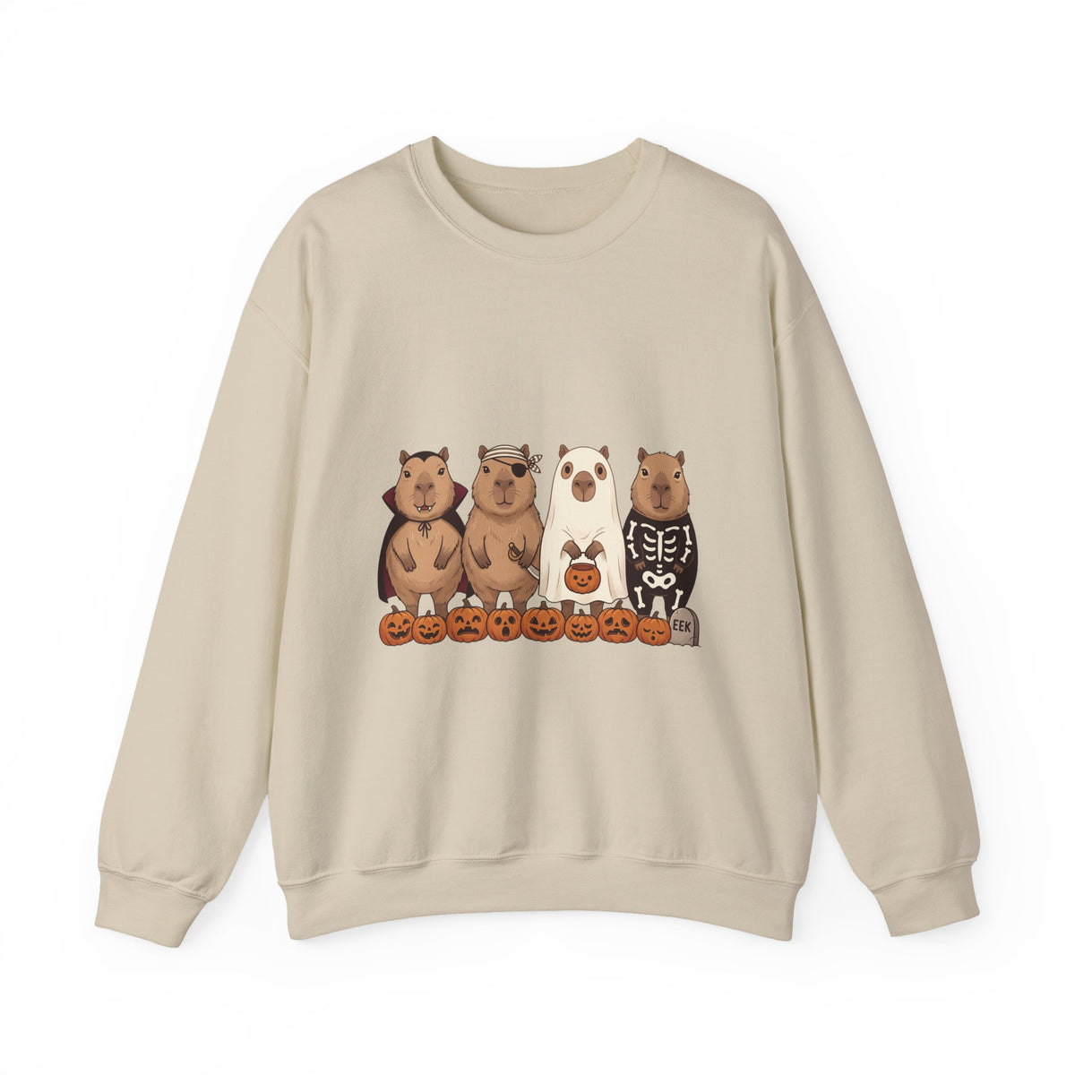 Halloween Bear Lineup Sweatshirt | Pumpkin Costume Crewneck