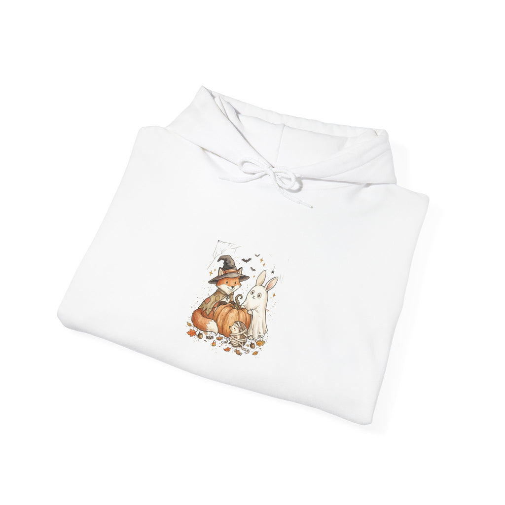 Woodland Animals & Pumpkin Hoodie | Cute Halloween Pullover