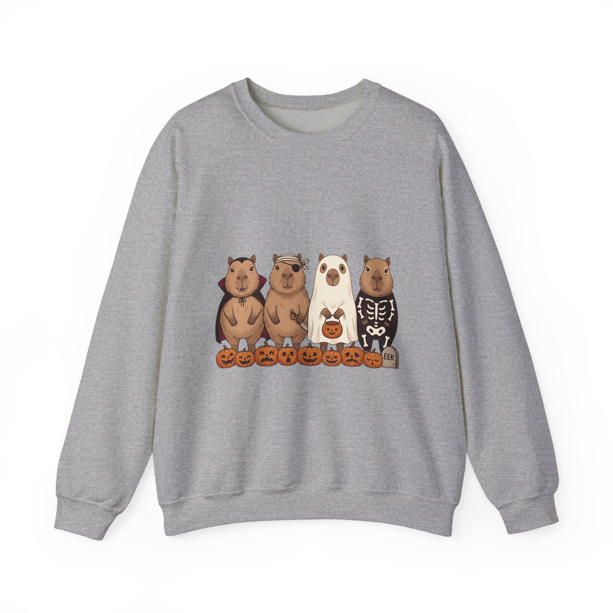 Halloween Bear Lineup Sweatshirt | Pumpkin Costume Crewneck