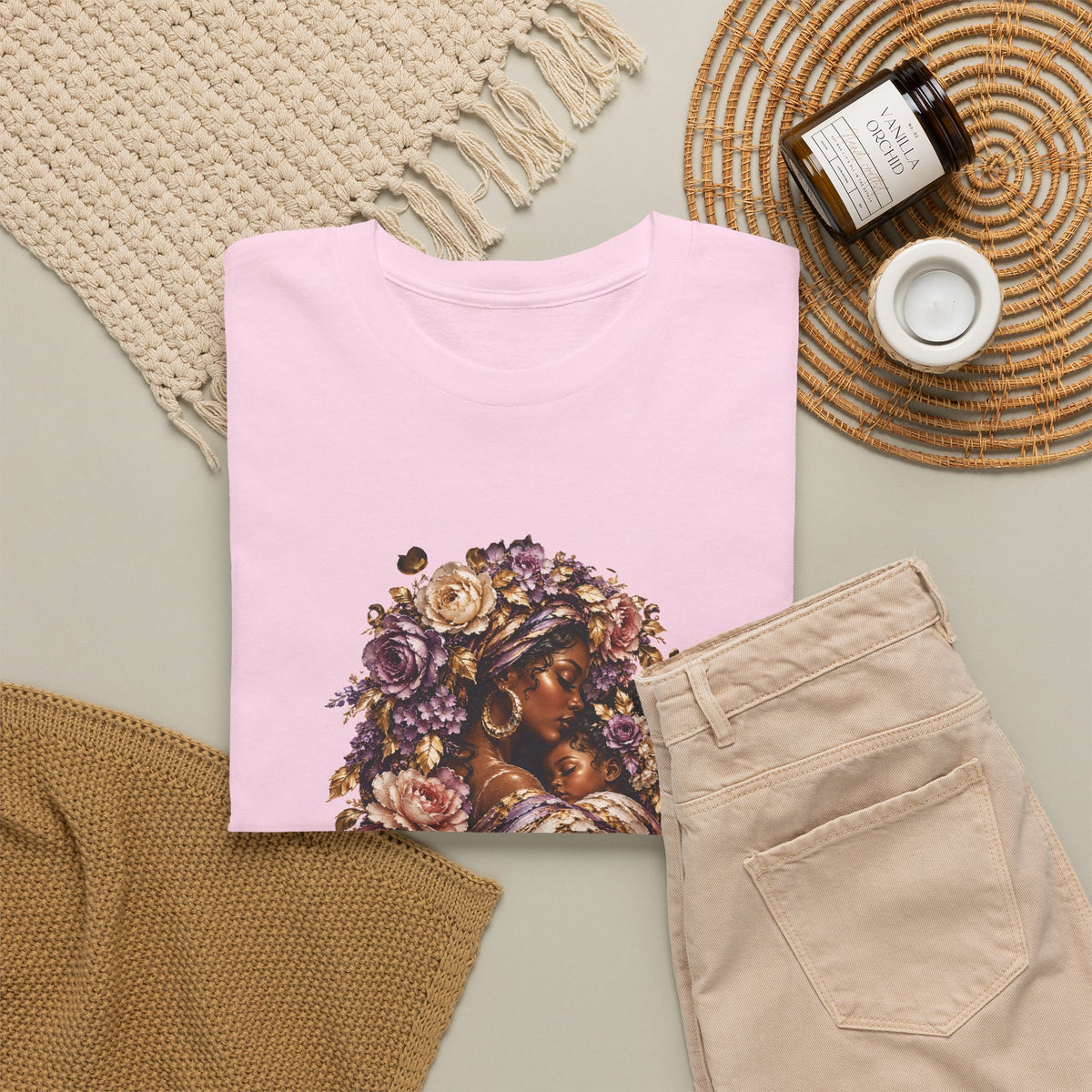 Mother & Child Floral T-Shirt — Matching Collection