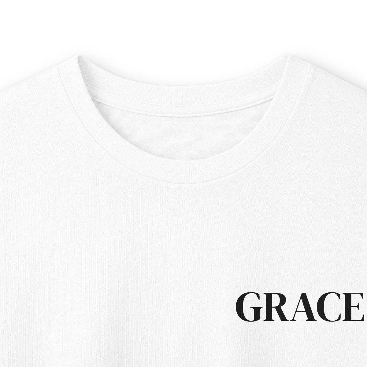GRACE Long Sleeve T-Shirt | Minimal Faith-Inspired Unisex Tee