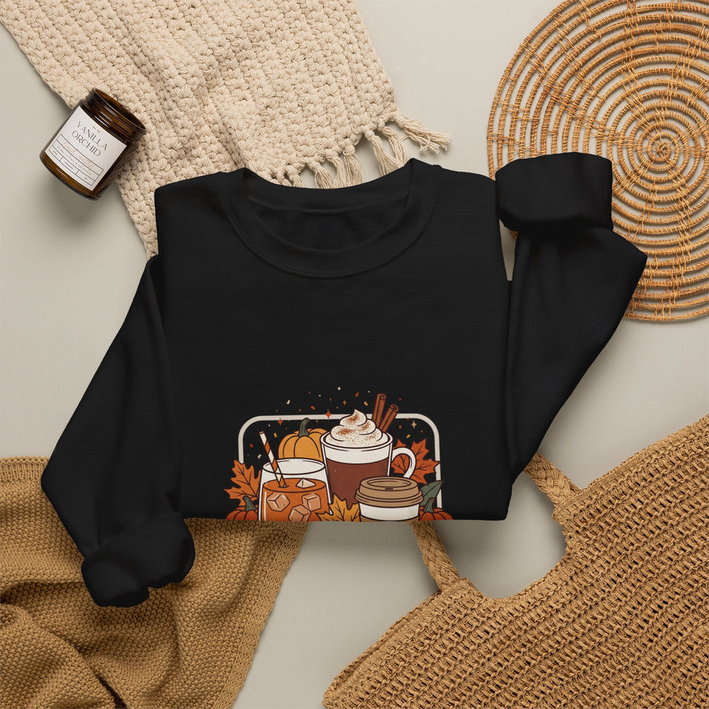 Sweater Weather Sweatshirt | Cozy Fall Drinks Crewneck