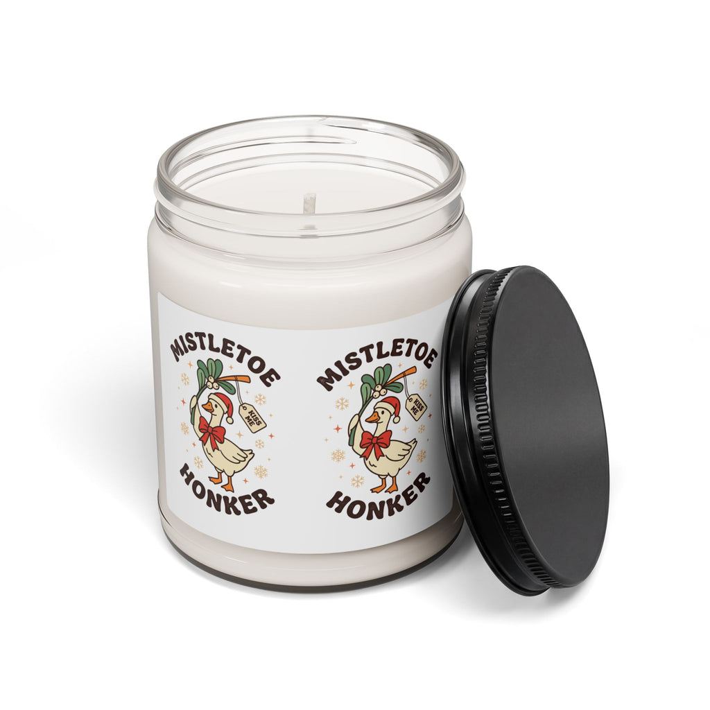 Mistletoe Honker Duck Candle, Scented Soy Candle 9oz | Holiday Christmas Candle