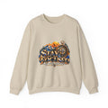 Stay Focused Sweatshirt | Compass & Mountain Graphic Unisex Crewneck