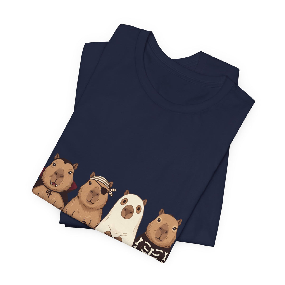 Halloween Bear Lineup T-Shirt | Pumpkin Costume Graphic Tee