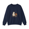Halloween Ghost Animal Graphic Sweatshirt | Pumpkin Wagon Crewneck