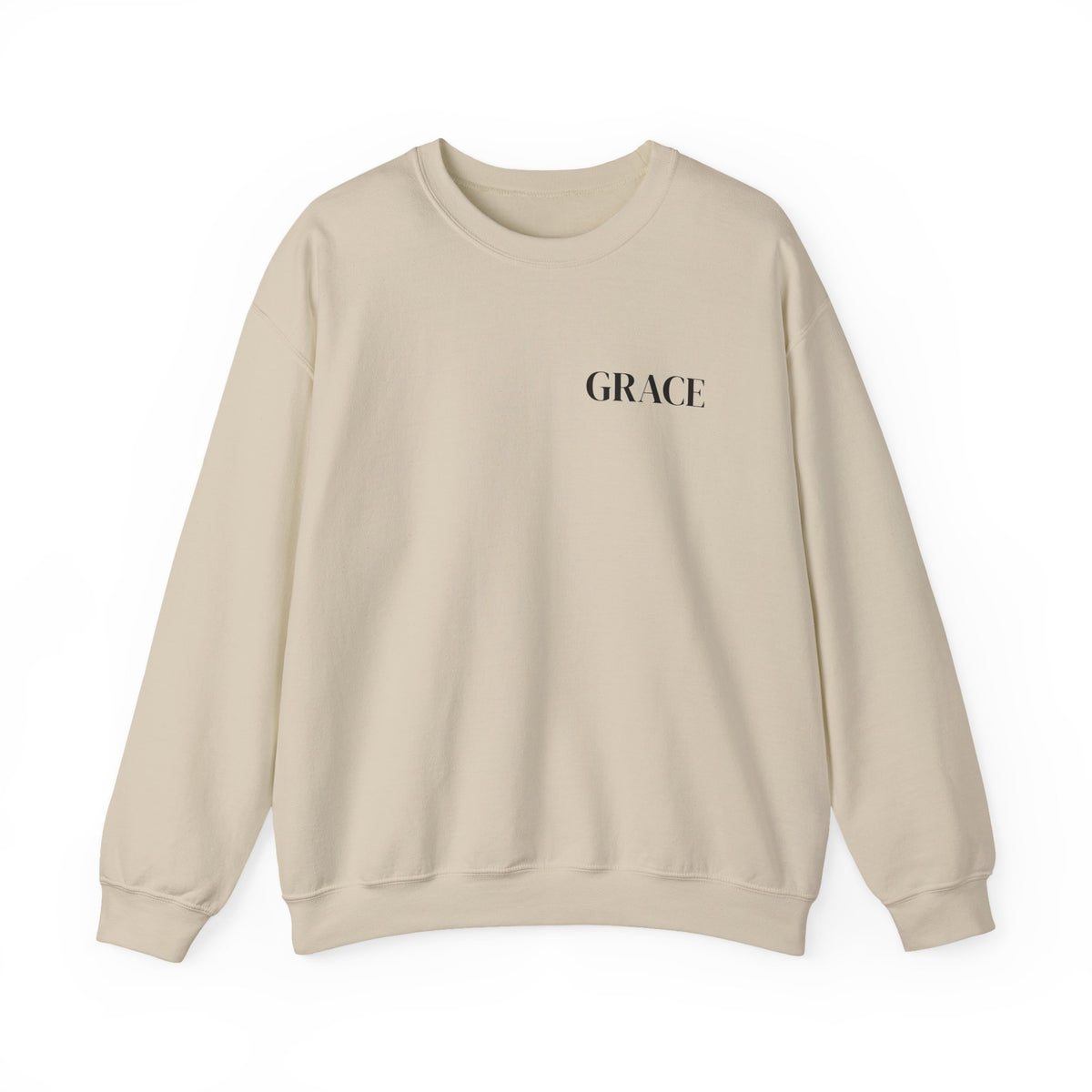 GRACE Sweatshirt | Minimal Faith-Inspired Unisex Crewneck