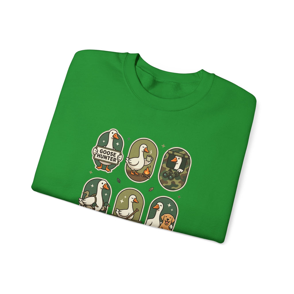 Vintage Goose Patch Illustrations Crewneck Sweatshirt | Duck Pond Graphic
