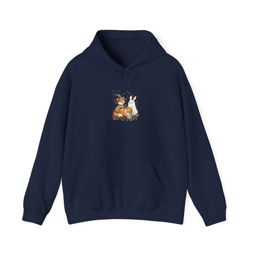 Woodland Animals & Pumpkin Hoodie | Cute Halloween Pullover
