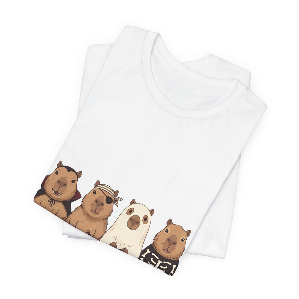 Halloween Bear Lineup T-Shirt | Pumpkin Costume Graphic Tee