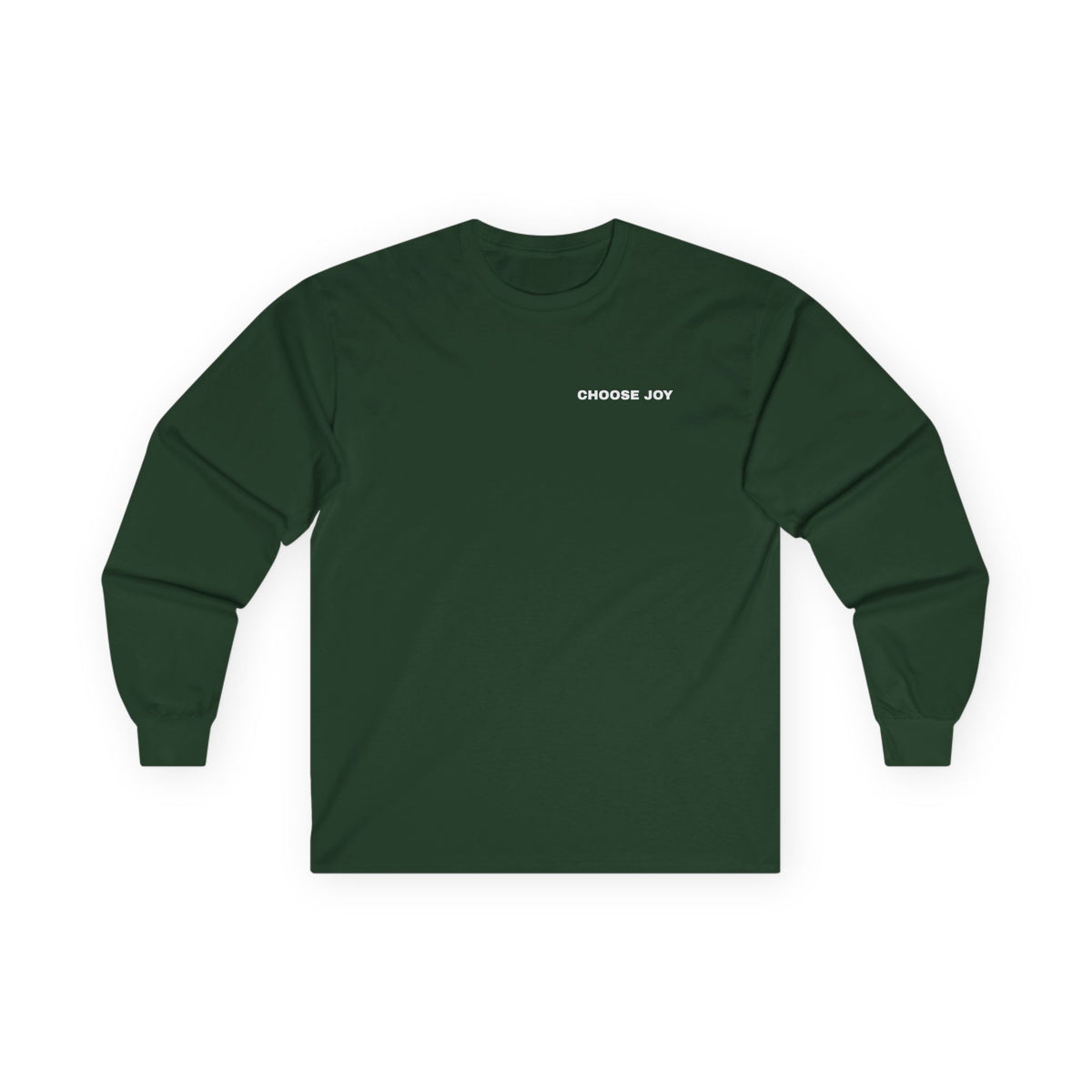 CHOOSE JOY Long Sleeve T-Shirt | Minimal Positive Quote Tee